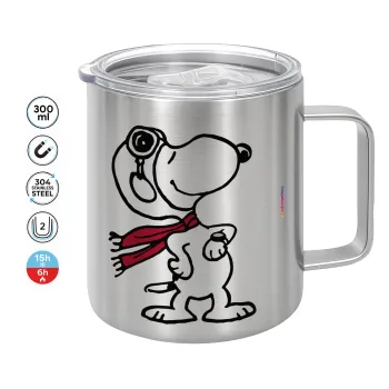 Snoopy ο πιλότος, Κούπα Ανοξείδωτη διπλού τοιχώματος 300ml