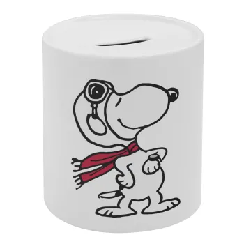 Snoopy ο πιλότος, Κουμπαράς πορσελάνης με τάπα