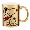 Mug ceramic, gold mirror, 330ml