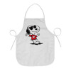 Snoopy καρδούλα, Ποδιά μαγειρικής Ενηλίκων (63x75cm)