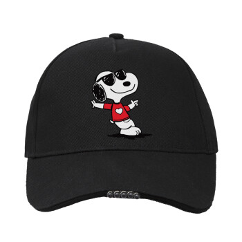 Snoopy καρδούλα, Work & Activity LED Light Cap – Perfect for Night & Low Light Conditions (100% COTTON, ADULT, UNISEX)