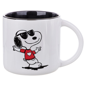 Snoopy καρδούλα, Κούπα κεραμική 400ml