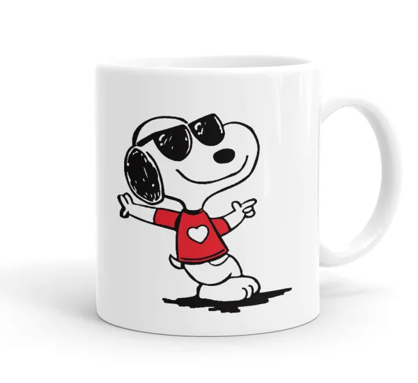Snoopy καρδούλα — Κούπα, κεραμική, 330ml