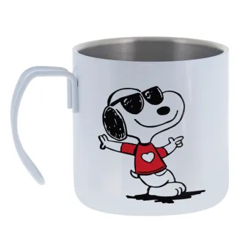 Snoopy καρδούλα — Κούπα Ανοξείδωτη διπλού τοιχώματος 400ml