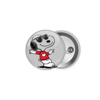 Snoopy καρδούλα, Κονκάρδα παραμάνα 5cm