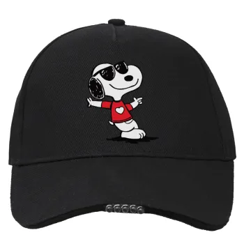 Snoopy καρδούλα, Καπέλο Εργασίας & Δραστηριοτήτων με LED Φως - Ιδανικό για Νύχτα & Χαμηλό Φωτισμό (100% ΒΑΜΒΑΚΕΡΟ, ΕΝΗΛΙΚΩΝ, UNISEX)