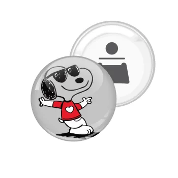 Snoopy καρδούλα, Μαγνητάκι και ανοιχτήρι μπύρας στρογγυλό διάστασης 5,9cm