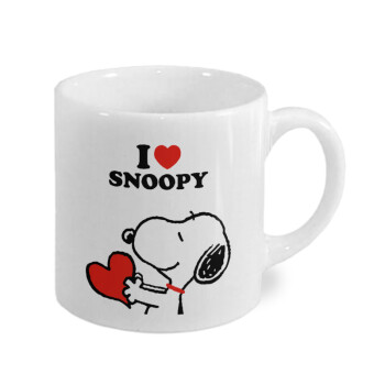 I LOVE SNOOPY, Κουπάκι κεραμικό, για espresso 150ml