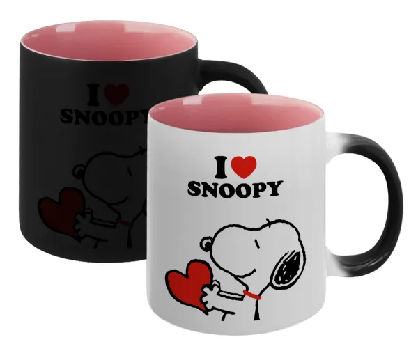 I LOVE SNOOPY — Μαγική εσωτερικό ΡΟΖ