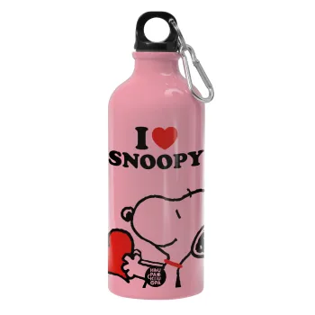I LOVE SNOOPY, Παγούρι νερού 600ml