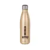 Glitter gold stainless steel thermos bottle, double-walled, 500ml