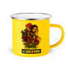 Yellow Enamel Metallic Cup 360ml