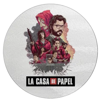 La casa de papel drawing cover, Επιφάνεια κοπής γυάλινη στρογγυλή (30cm)
