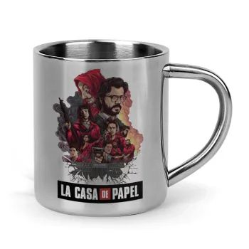 La casa de papel drawing cover, Κούπα Ανοξείδωτη διπλού τοιχώματος 300ml