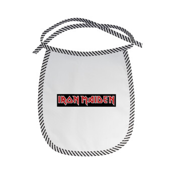 Iron maiden, Σαλιάρα μωρού αλέκιαστη με κορδόνι Μαύρη