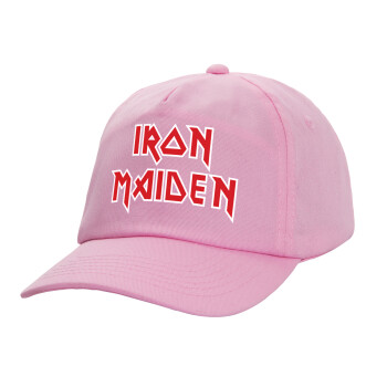 Iron maiden, Καπέλο Ενηλίκων Baseball, 100% Βαμβακερό,  ΡΟΖ (ΒΑΜΒΑΚΕΡΟ, ΕΝΗΛΙΚΩΝ, UNISEX, ONE SIZE)