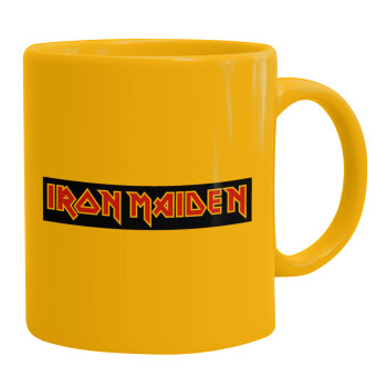 Iron maiden, Κούπα, κεραμική κίτρινη, 330ml