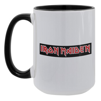 Iron maiden, Κούπα Mega 15oz, κεραμική Μαύρη, 450ml