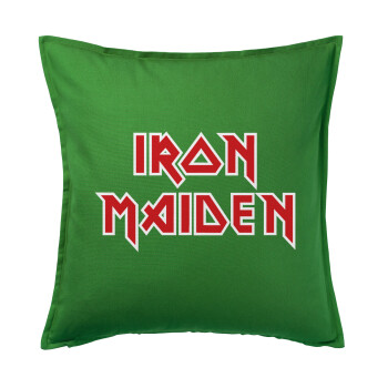 Iron maiden, Μαξιλάρι καναπέ Πράσινο 100% βαμβάκι, περιέχεται το γέμισμα (50x50cm)