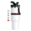 Mega Stainless steel Tumbler with lid, double wall 1,2L