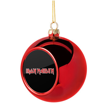 Iron maiden, Christmas tree ball Red 8cm