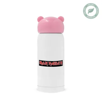 Iron maiden, Pink stainless steel thermal flask, 320ml