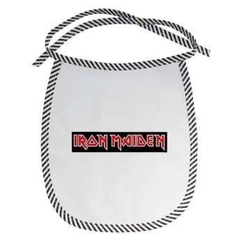 Iron maiden, Σαλιάρα μωρού αλέκιαστη με κορδόνι Μαύρη