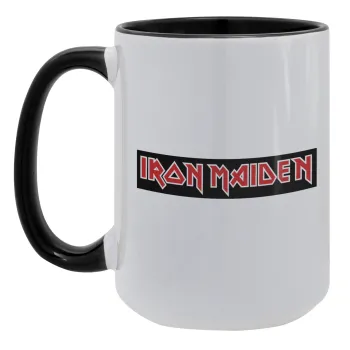 Iron maiden, Κούπα Mega 15oz, κεραμική Μαύρη, 450ml
