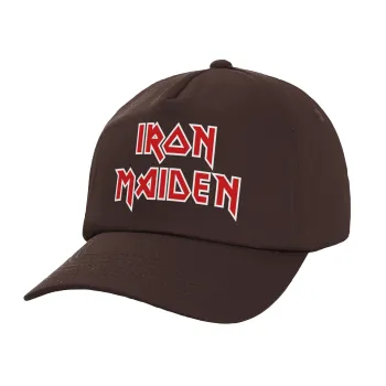 Iron maiden, Καπέλο Ενηλίκων Baseball, 100% Βαμβακερό, Chocolate, Καφέ (ΒΑΜΒΑΚΕΡΟ, ΕΝΗΛΙΚΩΝ, UNISEX, ONE SIZE)