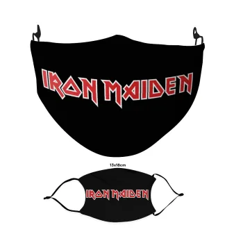 Iron maiden, Μάσκα υφασμάτινη Ενηλίκων πολλαπλών στρώσεων με υποδοχή φίλτρου