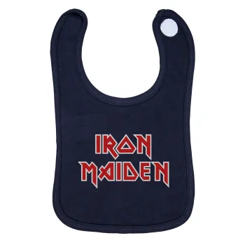 Iron maiden, Σαλιάρα με Σκρατς 100% Organic Cotton Μπλε (0-18 months)