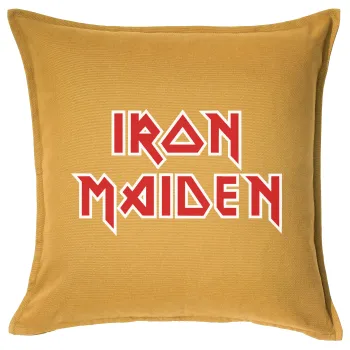 Iron maiden, Sofa cushion YELLOW 50x50cm includes filling