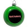 Green Christmas tree ornament bauble 8cm