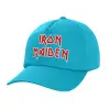 Children's Baseball Cap, 100% Cotton Twill, Blue (COTTON, CHILDREN, UNISEX, ONE SIZE)