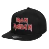 Children's Flat Snapback Hat, Black (100% COTTON, CHILD, UNISEX, ONE SIZE)