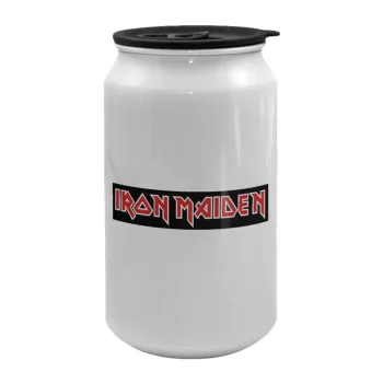 Iron maiden, Κούπα ταξιδιού μεταλλική με καπάκι (tin-can) 500ml