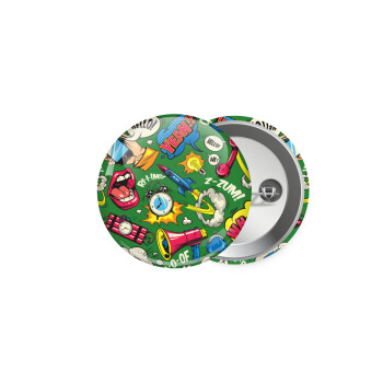 Pop art colorful seamless, Κονκάρδα παραμάνα 5cm