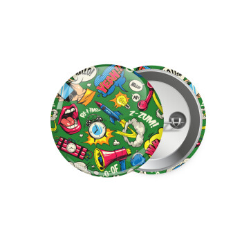 Pop art colorful seamless, Κονκάρδα παραμάνα 5.9cm