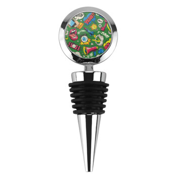 Pop art colorful seamless, Πώμα φιάλης μεταλλικό