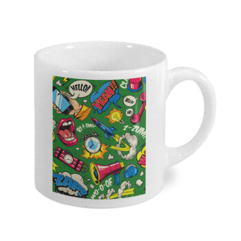 Pop art colorful seamless, Κουπάκι κεραμικό, για espresso 150ml