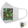 Μάσκα υφασμάτινη υψηλής άνεσης παιδική (Δώρο πλαστική θήκη)