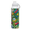 1L Stainless Steel Thermal Bottle with Phone Holder & Double Wall Insulation