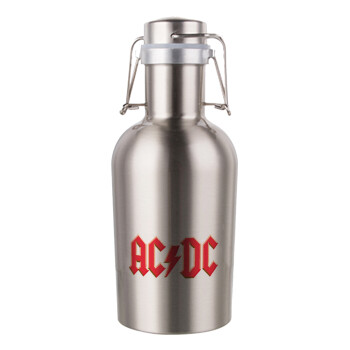 AC/DC, Μεταλλικό παγούρι Inox (Stainless steel) με καπάκι ασφαλείας 1L