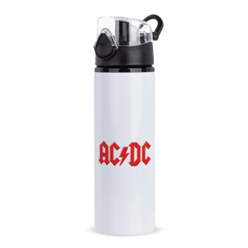 AC/DC, Μεταλλικό παγούρι νερού με καπάκι ασφαλείας, αλουμινίου 750ml