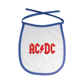 AC/DC, Σαλιάρα μωρού αλέκιαστη με κορδόνι Μπλε