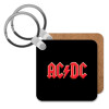 AC/DC, Μπρελόκ Ξύλινο τετράγωνο MDF