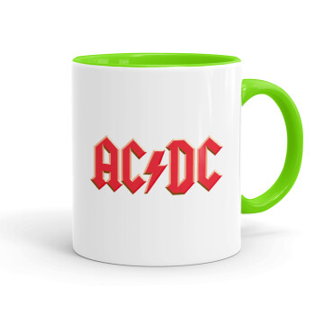 AC/DC, Mug colored light green, ceramic, 330ml