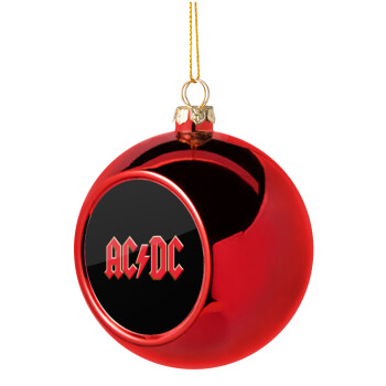 AC/DC, Christmas tree ball Red 8cm