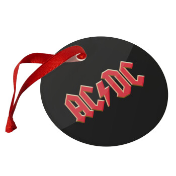 AC/DC, Χριστουγεννιάτικο στολίδι γυάλινο 9cm