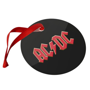 AC/DC, Στολίδι Χριστουγεννιάτικο στολίδι γυάλινο 9cm